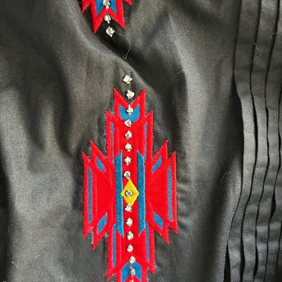 Wrangler‎ Black Button Down Shirt - Picture 8 of 10